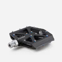Pedale plate bicicletă MTB 900 Aluminiu Negru
