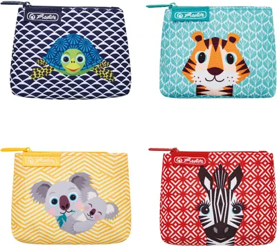 Portofel pentru copii Herlitz - Cute Animals, gama larga