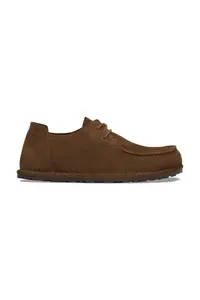 Birkenstock pantofi din piele întoarsă Utti Lace Suede Leather