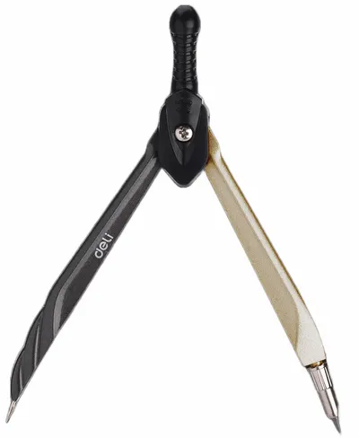 Compas Deli Orbit - EG20502, metal, cu graffiti