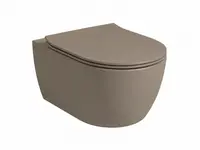 Vas wc suspendat, rimless, crete mat, cu spalare pure vortex, Hatria Planeta