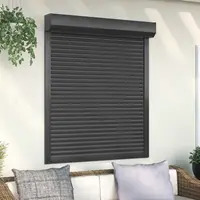 vidaXL Obturator rulant Antracit 110 x 130 cm Aluminiu și Poliuretan