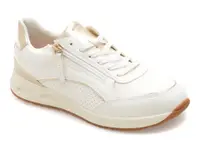 Pantofi sport GEOX albi, D65NQB, din piele ecologica