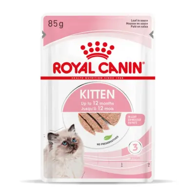 Set 12 buc x 85 gr Hrana umeda pentru pisici Royal Canin Kitten Loaf Pate