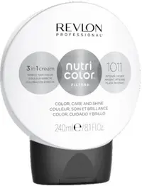 Revlon Professional Nutri Color Filters Mască pentru colorarea părului Metal-Ice Toning Filters, 1011, 240 ml