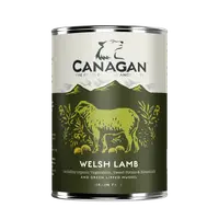 Hrana umeda pentru caini Canagan Grain Free cu miel si peste alb 400 g