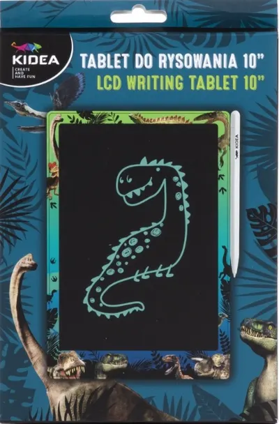 Tableta de desen Kidea - display LCD, 10'', dinozaur