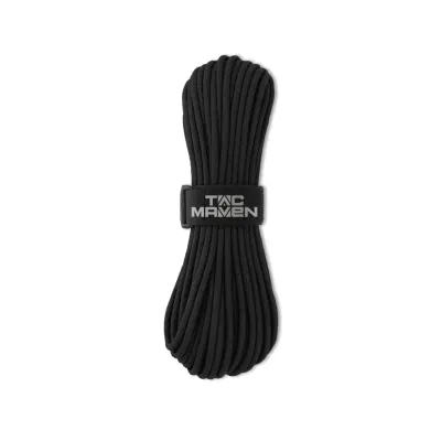 Sfoara tactica Paracord Tac Maven GORDIAN 550 – 30m rezistenta 249 kg - NEGRU