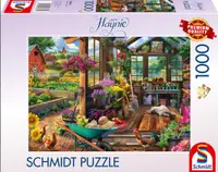 Puzzle Schmidt din 1000 piese - Căsuță de grădină