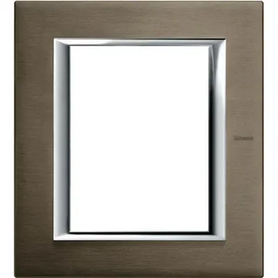 Rama dreptunghiulara Axolute aluminiu anodizat 3+3 module - Bronz