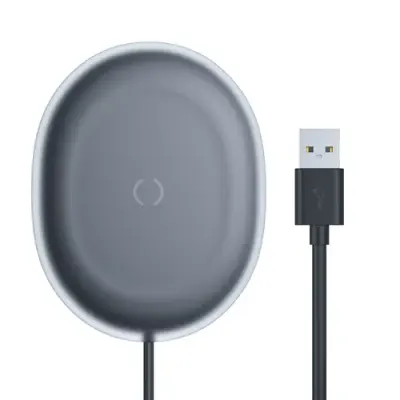 Incarcator Wireless Baseus Jelly, Induction Charger, 15W, Negru