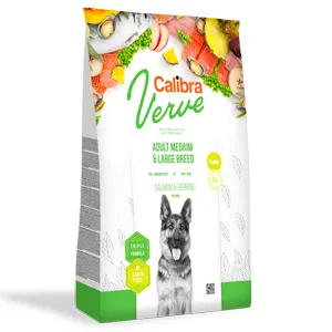 Calibra Dog Verve GF Adult M and L Salmon and Herring 12 kg