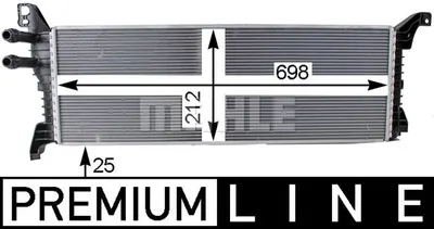 Intercooler Potrivit Vw Multivan Vi, Transporter Vi, Transporter Vi Caravelle Vi 2.0d 04.15-12.19