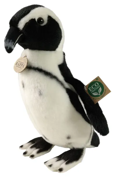 Jucărie de pluș Rappa Eco Friends - Pinguinul Magellanic, 30 cm