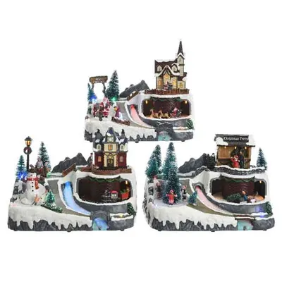 Decoratiune - LED Xmas Village - Multicolor - mai multe modele