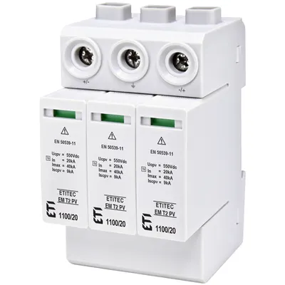 Protectie Supratensiuni ETITEC T2 PV 1100/20 Y pentru Sisteme Fotovoltaice