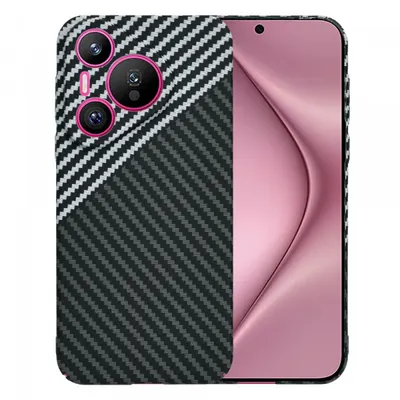 Husa pentru Huawei Pura 70, Techsuit, Carbonite FiberShell, Neagra Gri