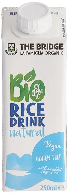 Băutură organică de orez, naturală, 250 ml, The Bridge