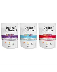 DOLINA NOTECI Junior Premium mix hrană câini junior 12x300g