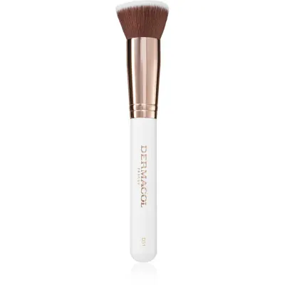 Dermacol Accessories Master Brush by PetraLovelyHair pensula pentru aplicarea produselor cu consistenta lichida sau cremoasa D51 Rose Gold 1 buc