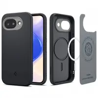 Husa MagSafe pentru Google Pixel 10a, Spigen, Caseology Nano Pop, Neagra ACS11287