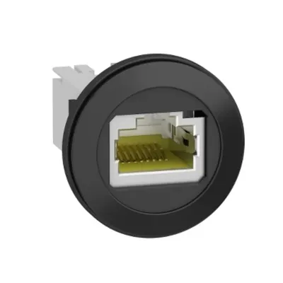 Port Rj45 cu Montare Pe Panou, Ø22 mm, pentru Conectare Ethernet
