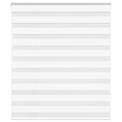 Gossi jaluzea tip zebra alb latime tesatura 120,9 cm poliester