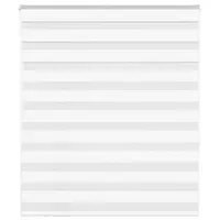 Gossi jaluzea tip zebra alb latime tesatura 120,9 cm poliester
