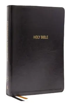 Kjv, Foundation Study Bible, Large Print, Leathersoft, Black, Red Letter, Comfort Print: Holy Bible, King James Version
