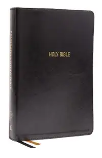 Kjv, Foundation Study Bible, Large Print, Leathersoft, Black, Red Letter, Comfort Print: Holy Bible, King James Version