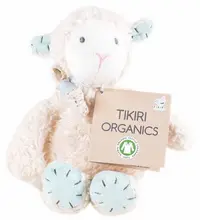 Jucărie de pluș Tikiri - Miel, 18 cm, albastru