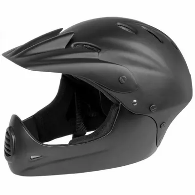 Cască Downhill M-WAVE All-in-1 Negru Mat 54-58 cm.