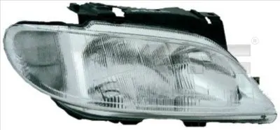 Far stanga potrivit CITROEN XSARA - (H7, reglaj electric, fundal argintiu)