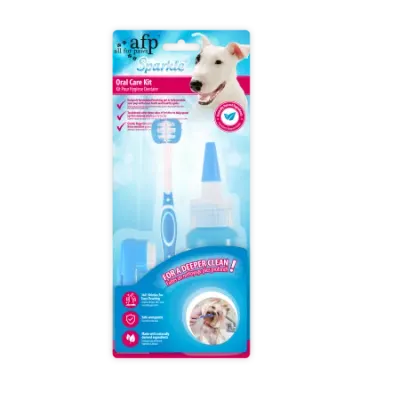 All for Paws Sparkle Oral Care Kit pentru Caini si Pisici