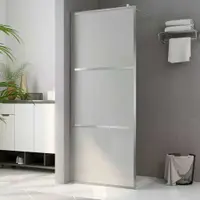 vidaXL Paravan de duș walk-in, 140 x 195 cm, sticlă ESG mată integral