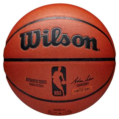 Minge de baschet Wilson - NBA Authentic Indoor/Outdoor, mărimea 7, portocalie