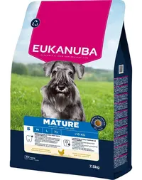 EUKANUBA Mature Small Breeds Chicken 7,5 kg hrană câini maturi rase mici, bogată în pui proaspăt