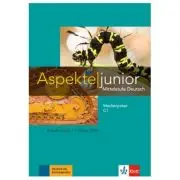 Aspekte junior C1, Medienpaket (4 Audio-CDs + Video-DVD). Mittelstufe Deutsch