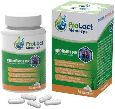 Memory+ Probiotic pentru memorie, 60 capsule, ProLact