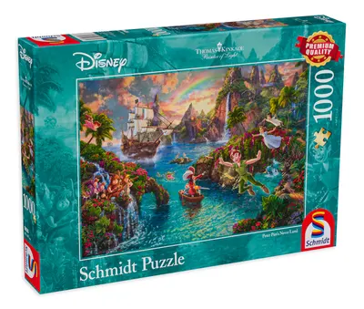 Puzzle Schmidt din 1000 de piese - Thomas Kinkade Peter Pan