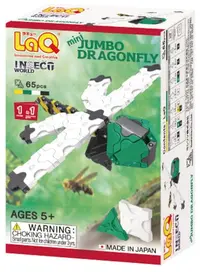 Constructor pentru copii LaQ Insect World - Libelulă, 65 piese