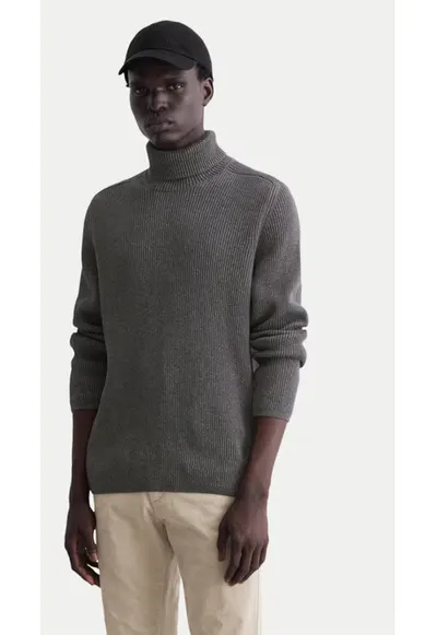 Bluza barbati - 304174049 - Bumbac - Gri - Gri