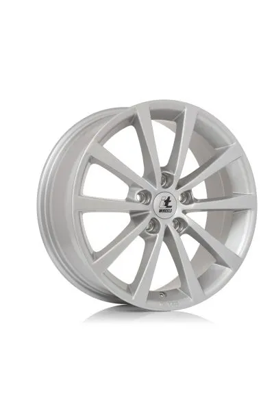 Janta aluminiu 7x17, 5x112, CH 66,5, ET: 48 model ITWHEELS Alice Argintiu Lucios