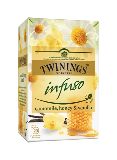 Ceai Pentru Infuzie Cu Musetel Miere Si Vanilie Twinings 20x1.5g