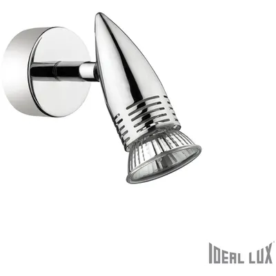 Aplica Alfa 1 bec, dulie GU10, L:60 mm, H:110mm, Crom