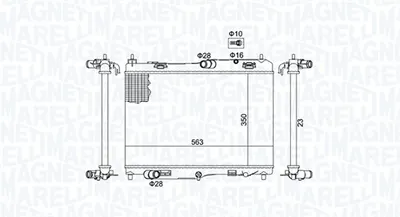 Radiator Motor (automat Manual) Potrivit Ford B-Max, Ecosport, Fiesta Vi, Tourneo Courier B460, Transit Courier B460, Transit Courier B460 Minivan 1.4d-1.6d