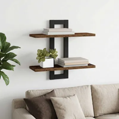 vidaXL Rafturi suspendate Lemn vechi 40 x 15 x 40 cm Lemn prelucrat