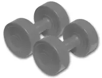 Pereche de gantere din vinil - 2 kg (total 4 kg)