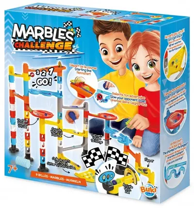 Joc cu bilute de marmora Buki Construction - Provocare