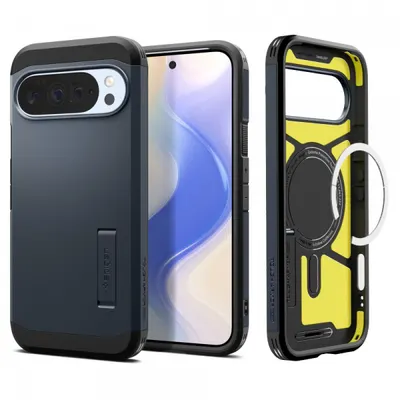 Husa MagSafe pentru Google Pixel 10 Pro XL, Spigen, Tough Armor, Albastra ACS09729